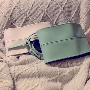 Vegan Leather Wrap Belts